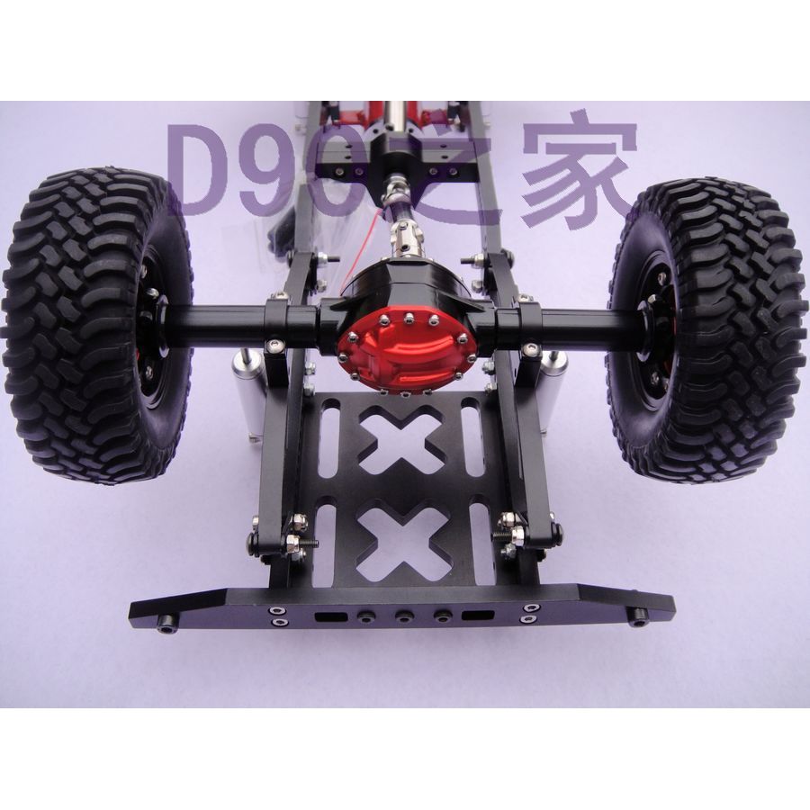 1: 10 รถปีนเขาจําลองรถโลหะทั้งหมดสะพาน H2 สะพาน D90 scx10 rc4wd cc01