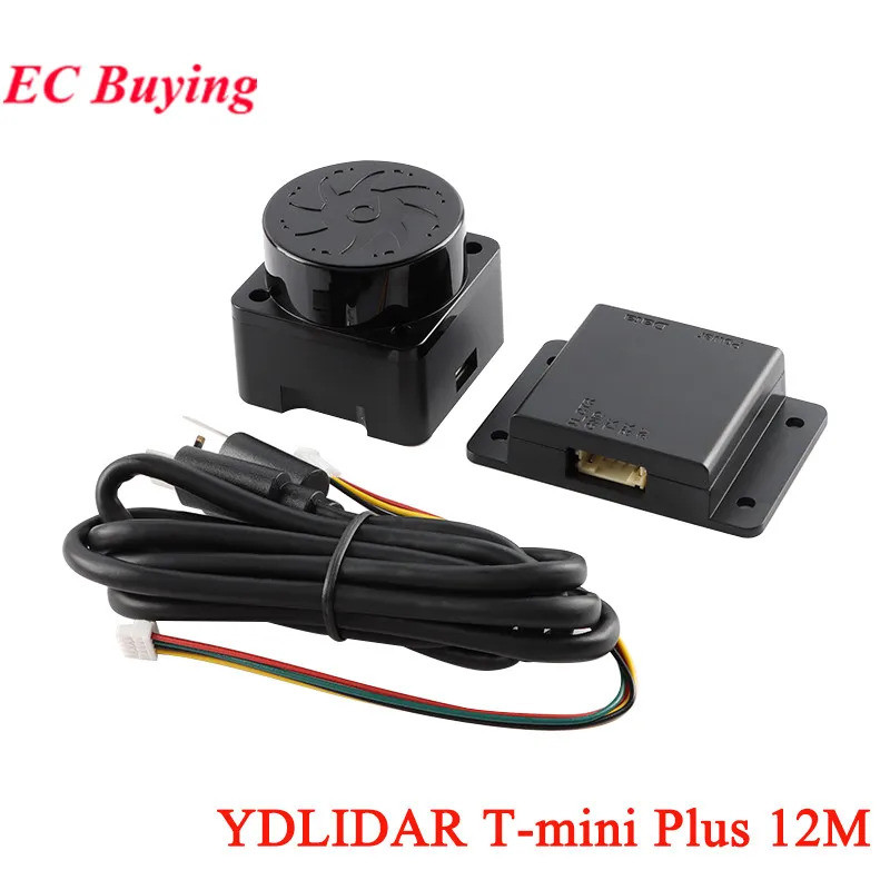 EAI YDLIDAR T-mini Plus TOF Lidar Ranging Sensor โมดูลหุ่นยนต์ Mapping นําทางหลีกเลี่ยงอุปสรรค 12M