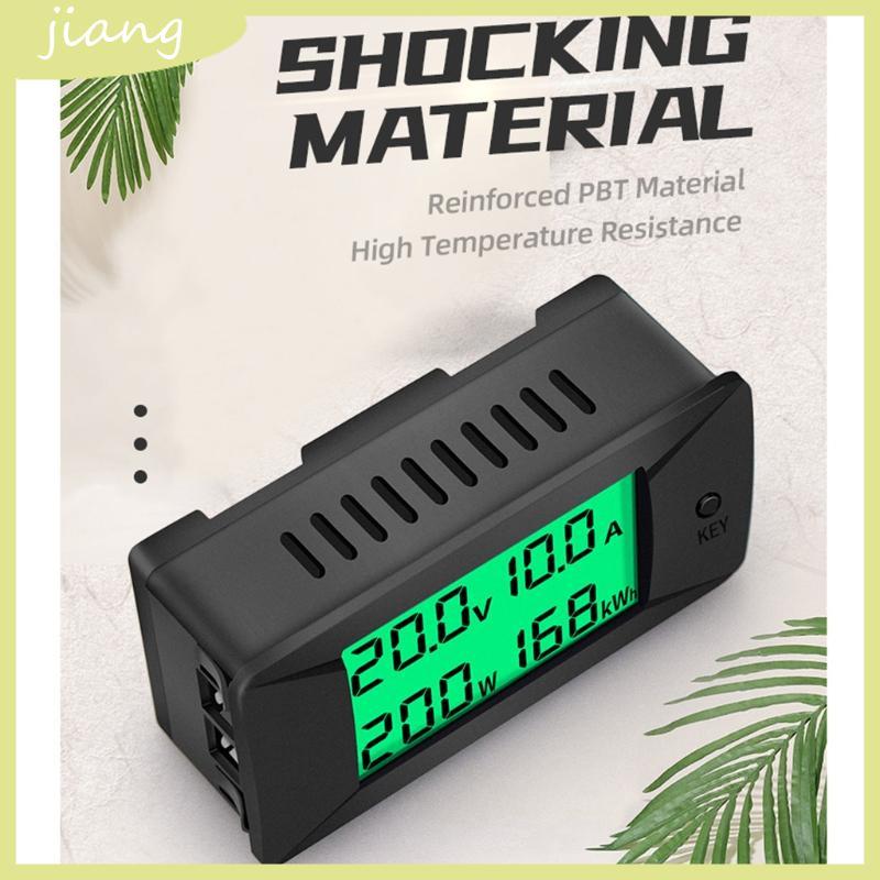 JN Hot DC 0-300V 0-300A จอแสดงผล LCD Digital Current แรงดันไฟฟ้า Energy Meter