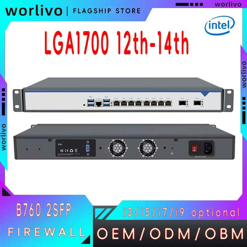 ราคา Cpu Core I5 12400 13Th I3 12100 14Th Barebones Mini Pc Intel โปรเซสเซอร์ Pfsense Router Server 