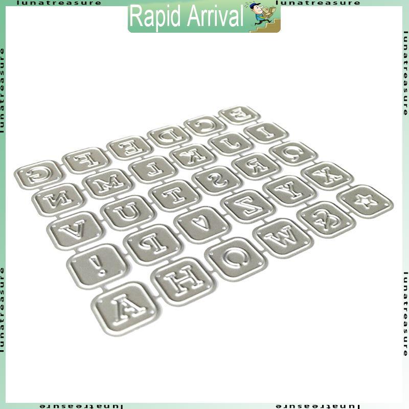 Alphabet Letters Metal Cutting Dies Stencil Scrapbooking DIY Album Stamp Paper