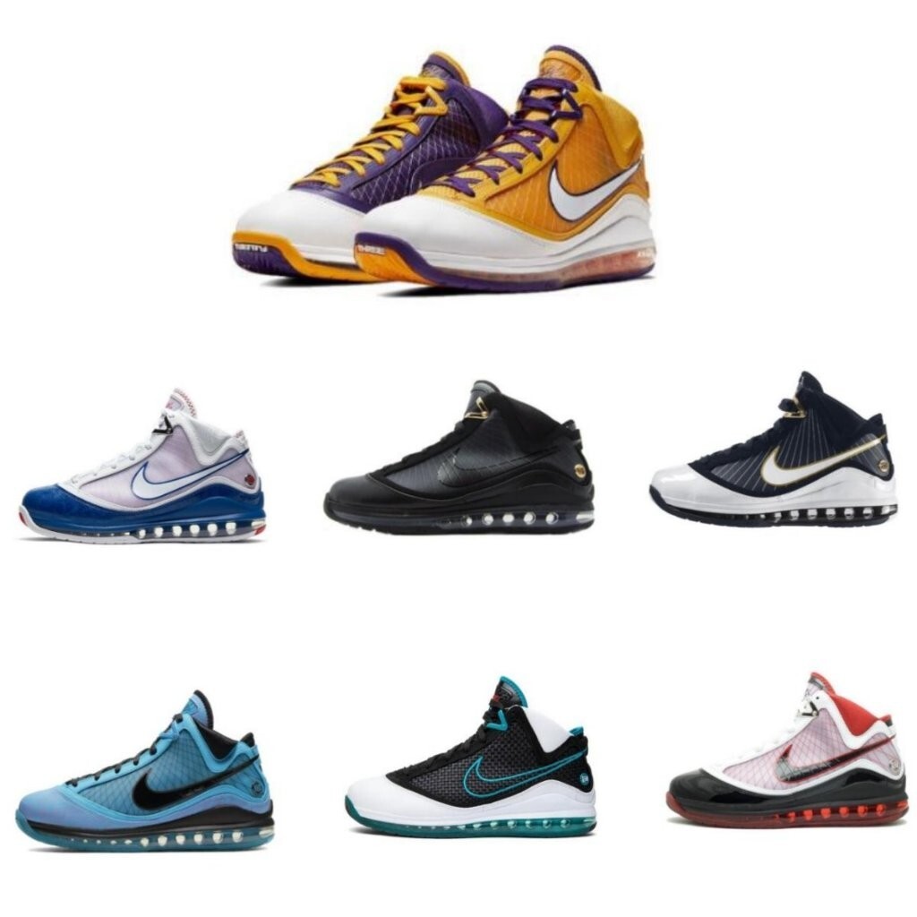 Lebron 7 Christmas Wear-Resistant Anti-Slip Mens รองเท้าบาสเก็ตบอลเทนนิสน้ําหนักเบากันกระแทก Breatha