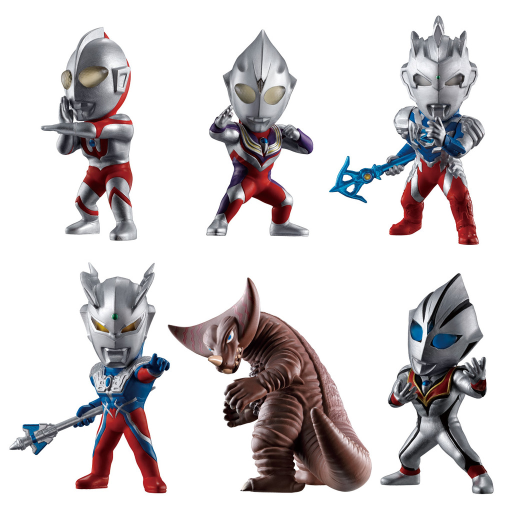Bandai Box Eggs Candy Toys Ultraman Converge Motion 1 รุ่นแรก Degaze Tasero