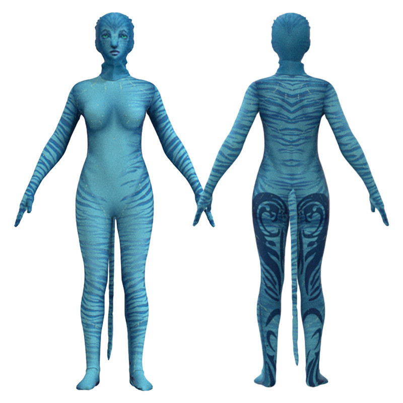 ชุดเครื่องแต่งกาย Avatar 2 สำหรับเด็ก Halloween ลุค jumpsuit พร้อมสวมใส่ง่าย ราคา ถูกที่สุด ดีลบีเคเค แกลเลอรีภาพที่ 2