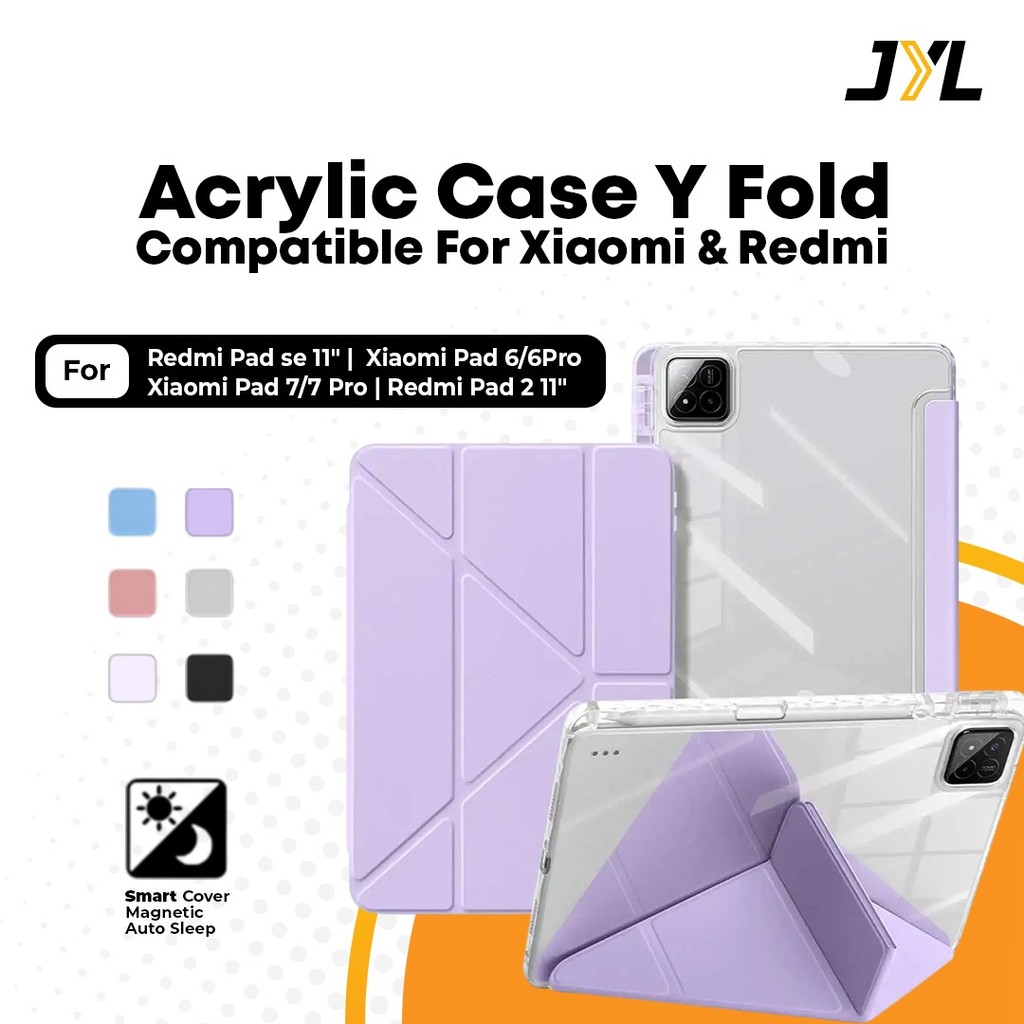 อะคริลิค Y พับสําหรับ Redmi Pad 2 11 นิ้ว Redmi Pad SE 118.5 Xiaomi Pad 6/6 Pro Pad 7/7 Pro สมาร์ท A