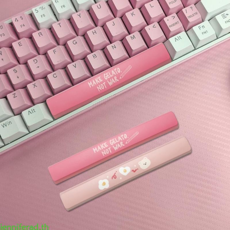 Jenniferad 1PC PBT Spacebar Keycap ความร้อน Subbed 7U Space Keycaps สําหรับคีย์บอร์ดสวิทช์ 7u Blank 