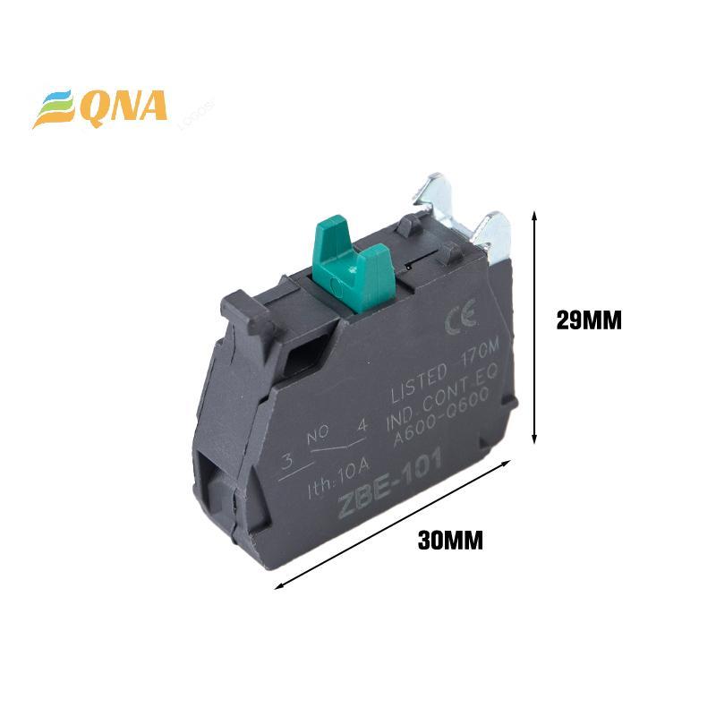 [QNA] สวิตช์ปุ่มฐานบล็อกสัมผัส ZBE-101 NO / ZBE-102 NC สําหรับ Xb4/XB5 ใหม่