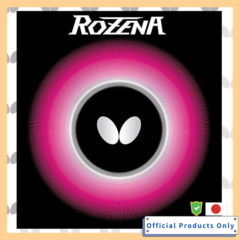 Butterfly Table Tennis Rubber Rozena 06020 Red Thick