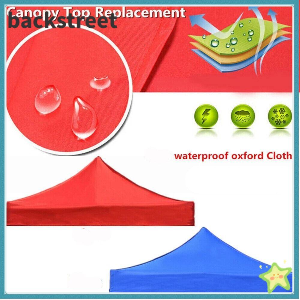BACKSTAGEREETDV Gazebo Top Cover Cloth Outdoor Camp UV Protect Garden Parasol