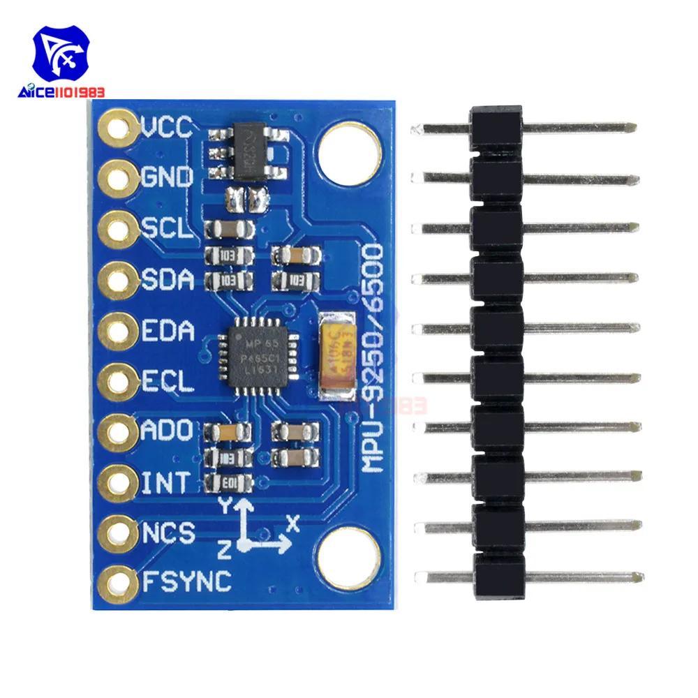 Diymore GY-6500 GY-MPU6500/9250 IIC I2C SPI 6 แกน Gyroscope Accelerometer เซนเซอร์โมดูลสําหรับ Ardui