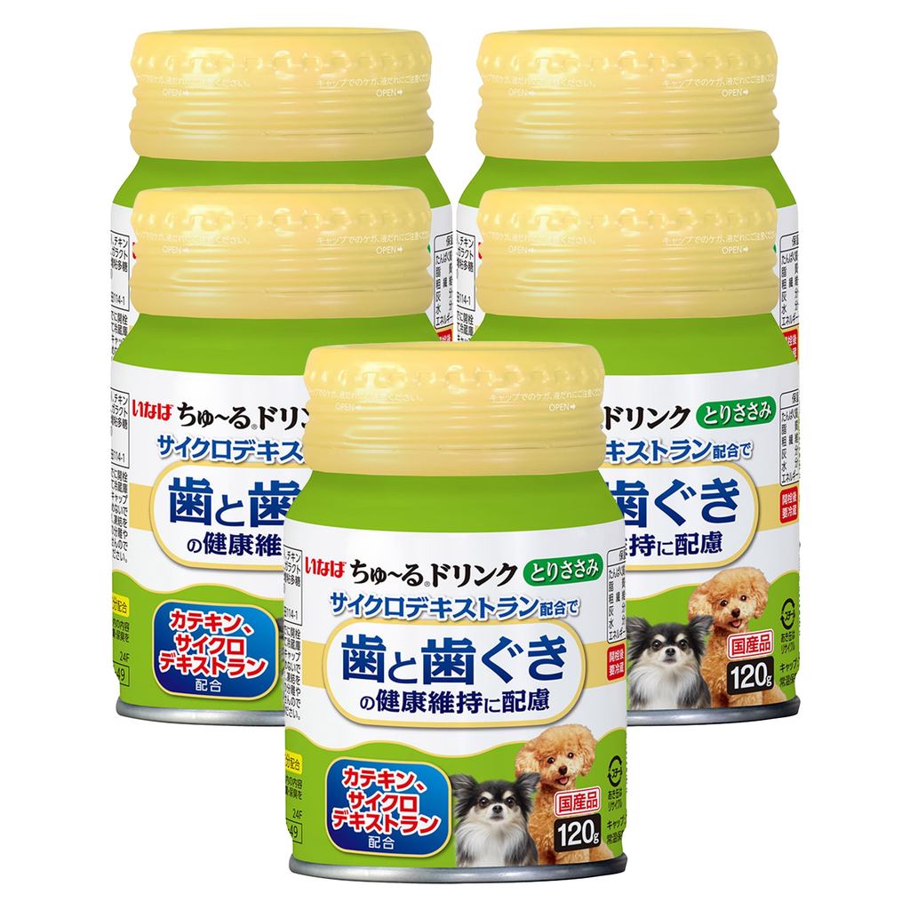 Inaba Churu Drink Chicken Dental Health 120g 5 Pack for Dogs