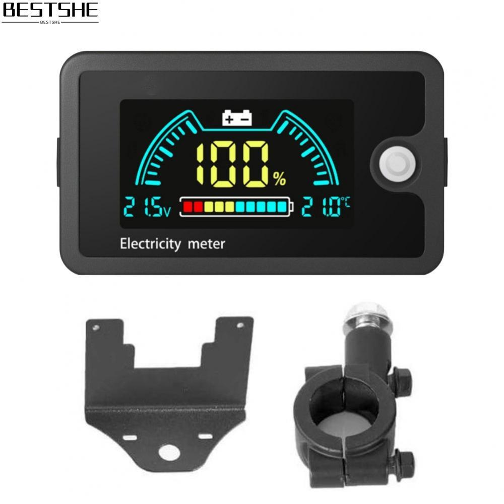 {bestshe}Battery Voltage Meter Battery Capacity Display Customizable Voltage Thresholds