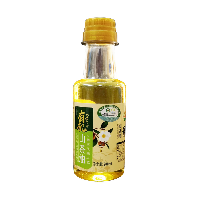 Yijiang ฤดูใบไม้ร่วงทางกายภาพ Pressed Camellia Oil 200ml น้ํามัน Camellia ป่าบริสุทธิ์ Tea Seed น้ํา