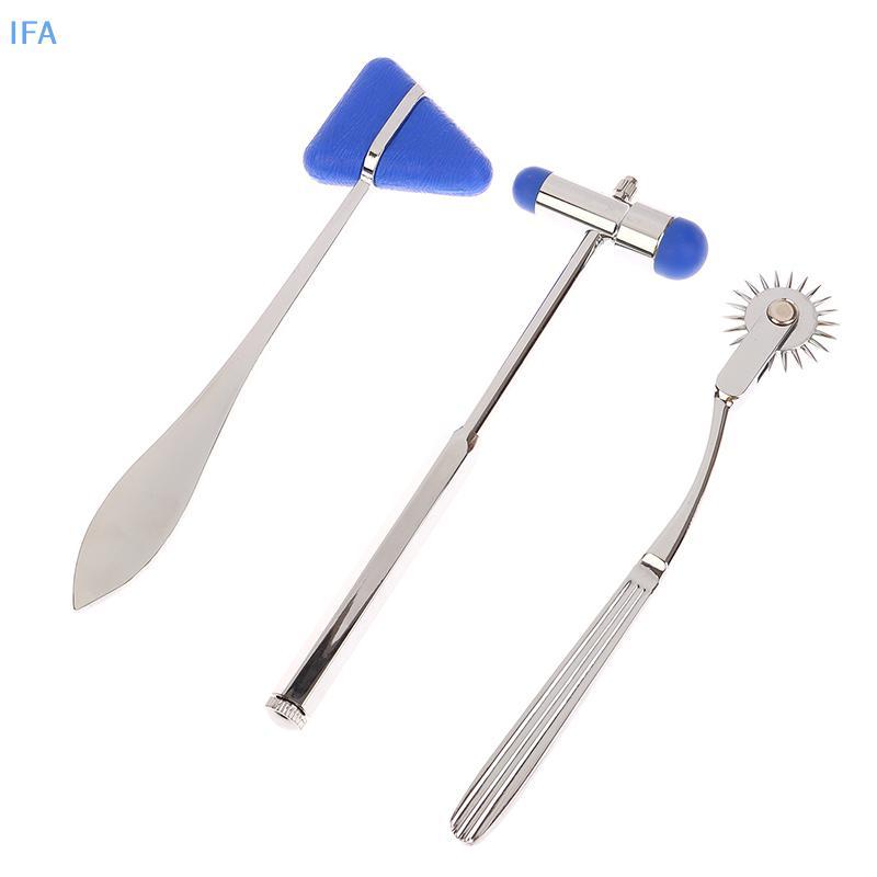 ไอฟา  1/2/3 ชิ้นเครื่องนวดเนโรlogical ค้อนมัลติฟังก์ชั่น Percussion Reflex Hammer ชุด Reflex Hammer 