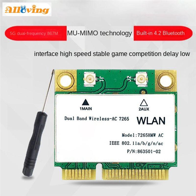 1200M Dual Band WiFi Bluetooth 4.2 Gigabit Adapter สําหรับ Win7 Win8 Win10 Linux