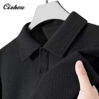 เสื้อโปโลใหม่สำหรับผู้ชาย แขนสั้น ระบายอากาศดี เหมาะสำหรับฤด…