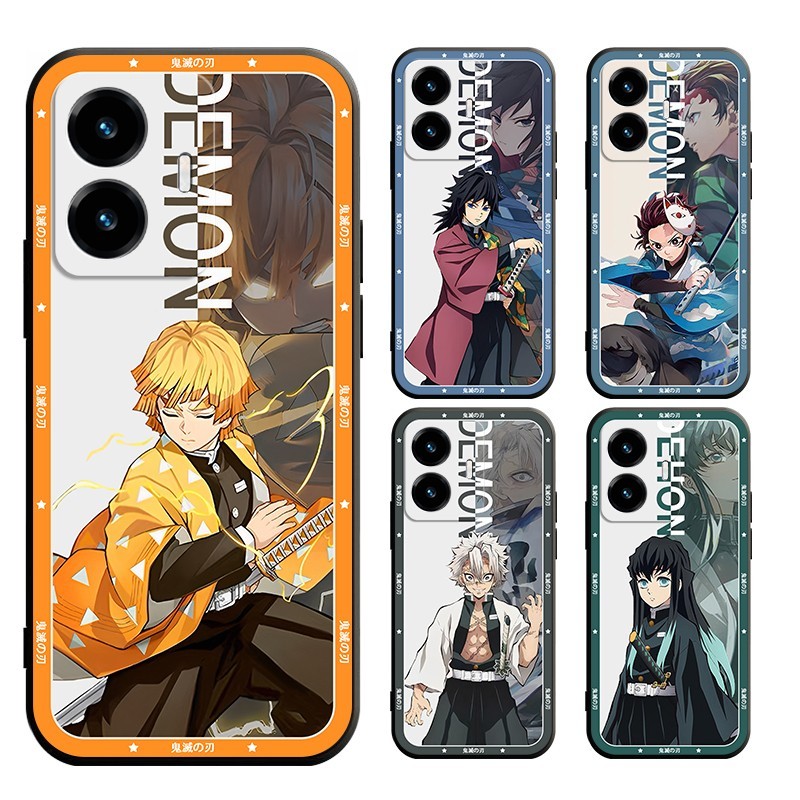 VIVO V60 V50 LITE V50 PRO 5G V4O V40 Pro V40 lite 4G 5G Demon Slayer Tanjiro ปลอก Soft Case Cover