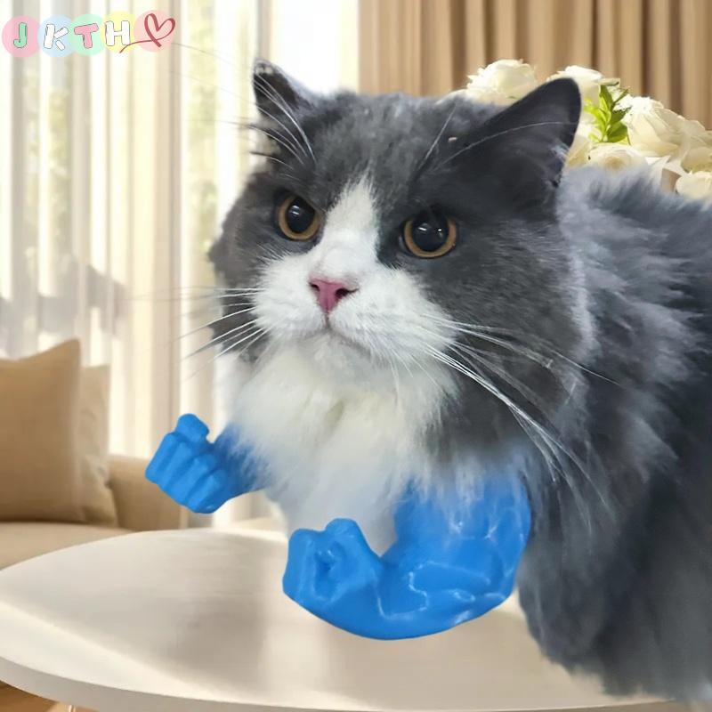 JKTH 3D พิมพ์คอแขนแมวกล้ามเนื้อแขนกล้ามเนื้อสัตว์เลี้ยงคอสเพลย์เครื่องแต่งกายอุปกรณ์เสริมสําหรับวันเ