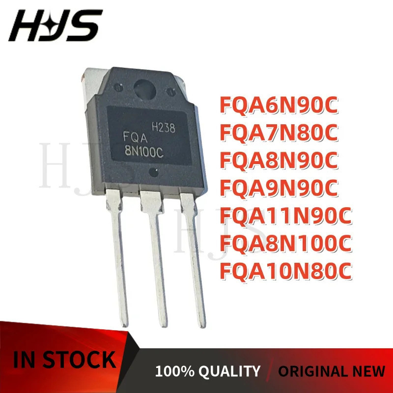5PCS FQA10N80C FQA6N90C FQA9N90C FQA11N90C FQA7N80C FQA8N100C TO-3P Field Effect ทรานซิสเตอร์