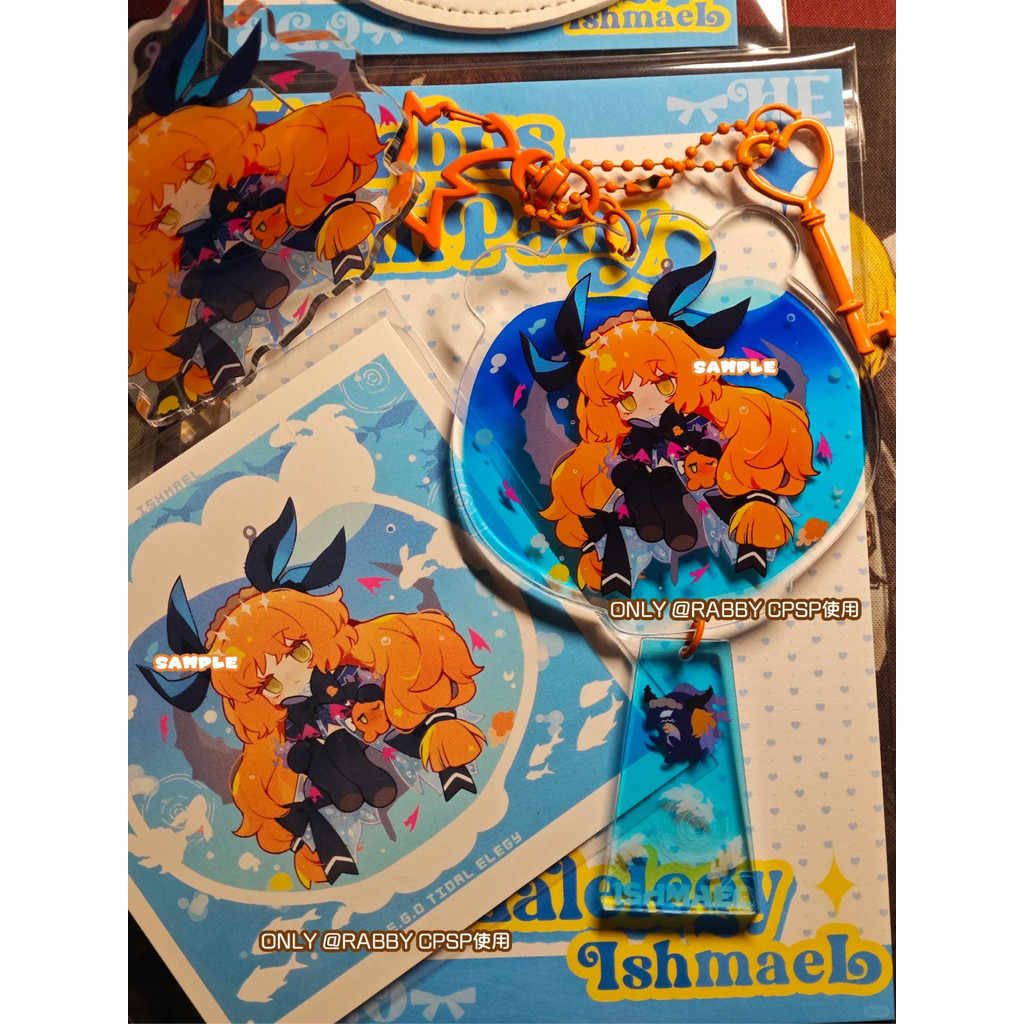 Ishmael Anime Keychain Women Limbus Company‌ อะคริลิค Key Chain Man การ์ตูน Key แหวนจี้เครื่องประดับ