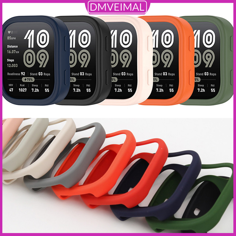 ฝาครอบคลุมซิลิโคน for Smartwatch Amazfit Bip 6 ป้องกันยางอ่อนหน้าจอป้องกันกรอบกันชนเชลล์อุปกรณ์เสริม