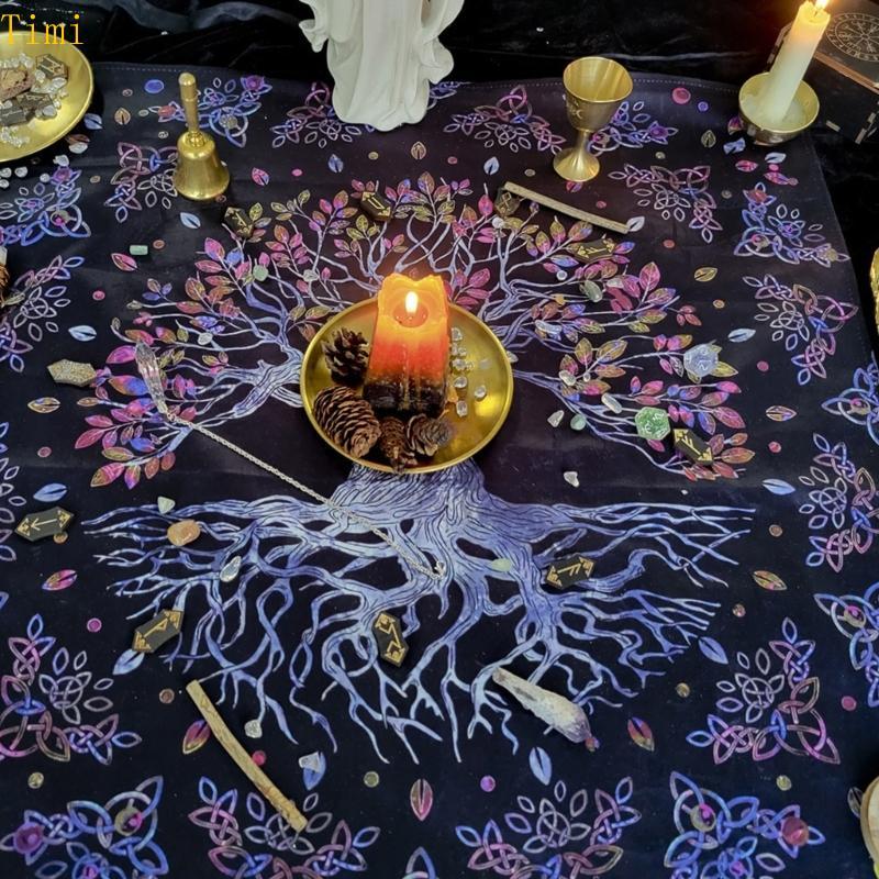 เกมกระดานการ์ด Oracle ตารางผ้า Astrology