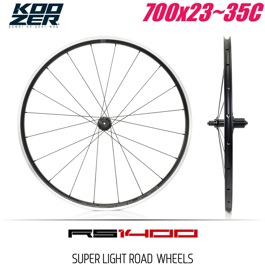 Rs1400 Ultra-light Road จักรยาน Wheelset 700c 120hd Freehub ระบบ 23c-35c ขอบเบรคจักรยานล้อขี่จักรยาน