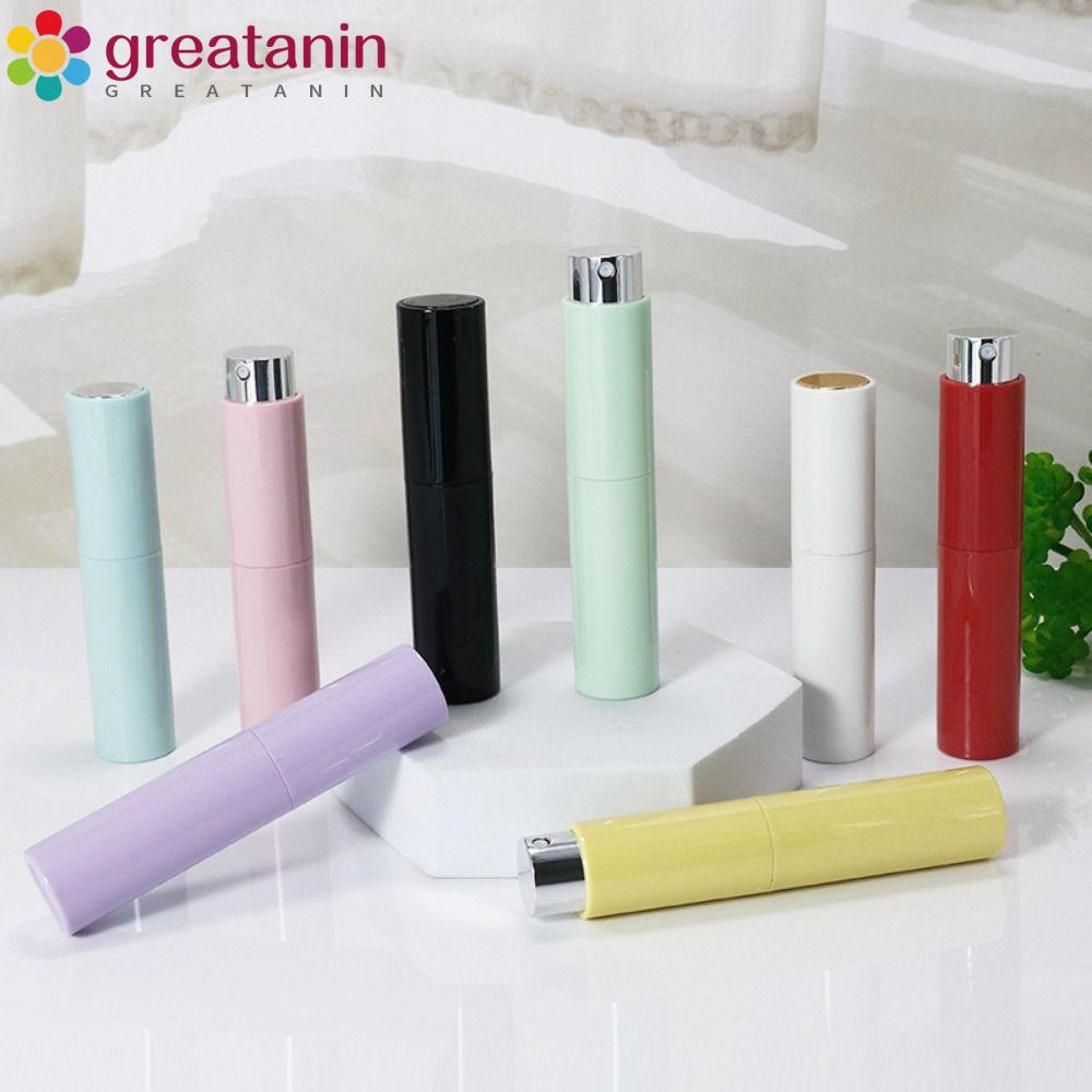 GREATIN สเปรย์หมุนขวด, Travel Refillable Mini Perfume Bottle, Spray Atomizer Bottle 10ml Portable Em