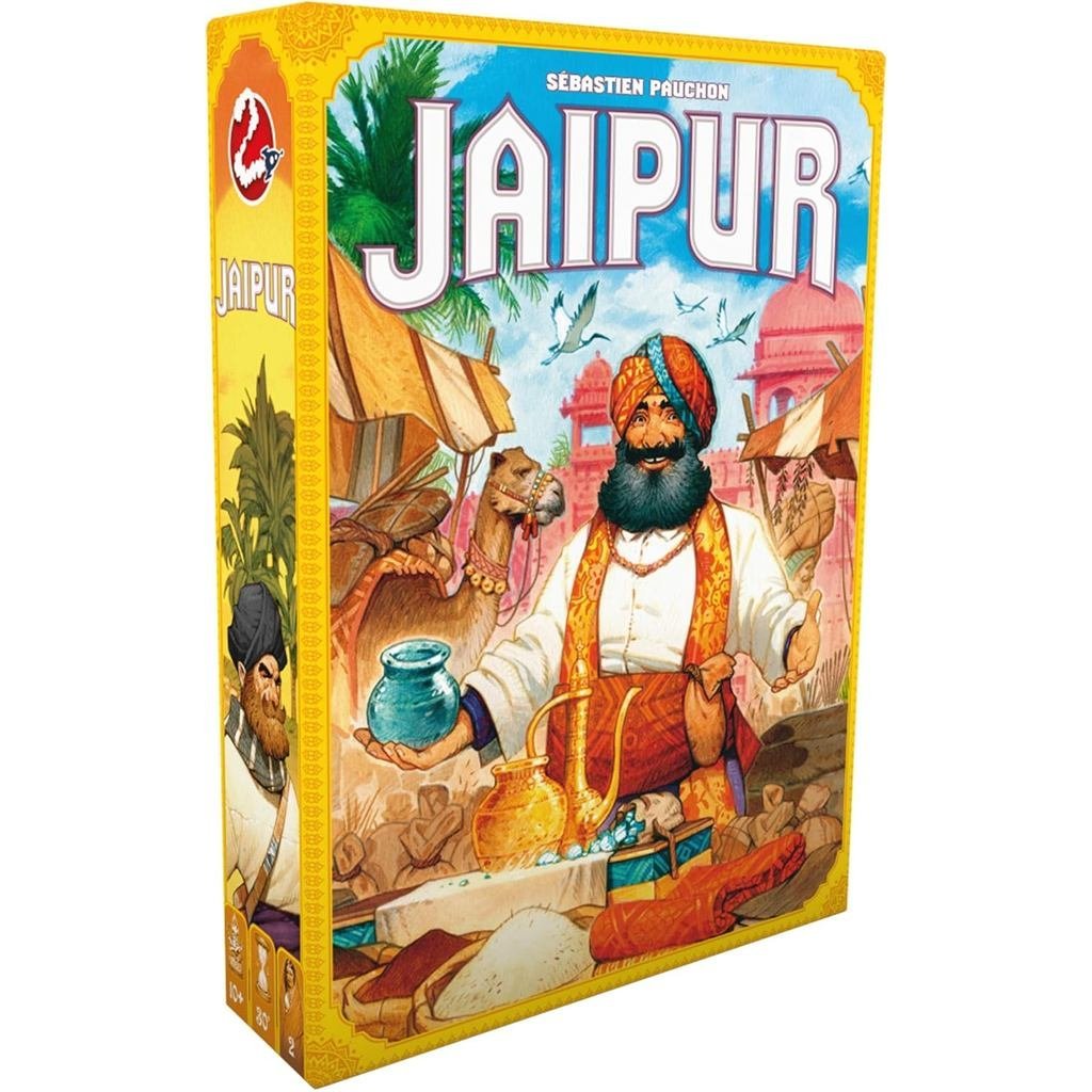 Asmodee Jaipur Board Game (New Edition) - Fast-Paced Duel of Merchants, Strategic Trading and Market