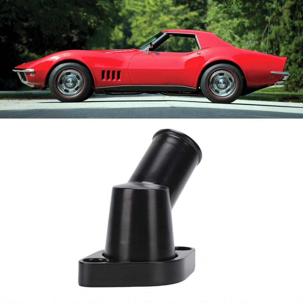 Localcamera-TH 45 ° น้ำหมุนคอเทอร์โมที่อยู่อาศัยเปลี่ยนสีดำสำหรับ SBC BBC 327 350 396 454 เครื่องยนต