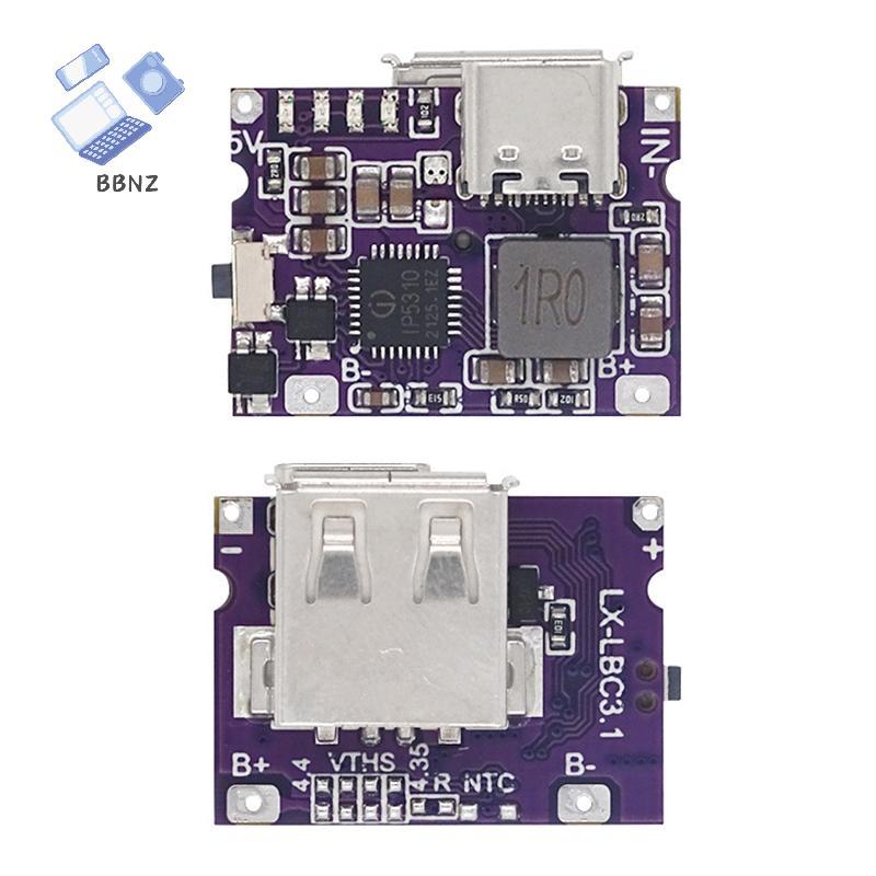[BBNZ] Type-C USB 5V 3A Boost Converter Step-Up Power Module IP5310 อุปกรณ์เสริมมือถือพร้อมสวิตช์ LE