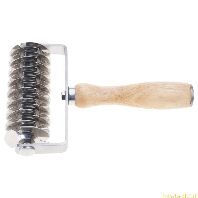 Love Pastry Crust Roller Cutter ตาข่ายสแตนเลสในครัวเรือน Baking Pastry เครื่องมือ
