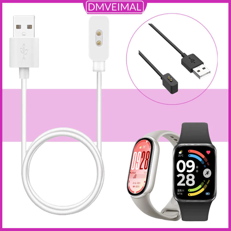 สายชาร์จเครื่องชาร์จ Redmi Watch 6 5 4 3 Active/5 3 Lite/Redmi Band 3 2/Mi Band 10 9 8 Xiaomi MiBand 8/9 Pro/9 8 Active