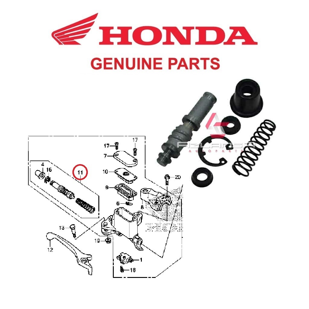 ชุดกระบอก Master ( 45530-K03-M61 ) RS150R V1 V2 & ADV 150 💯 อะไหล่