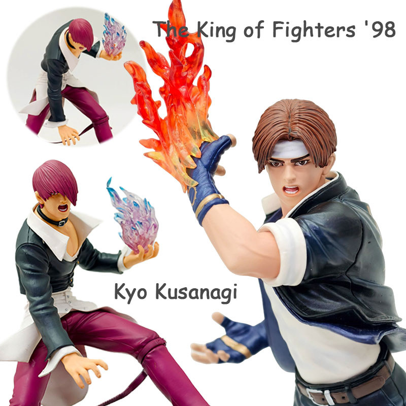 The King of Fighters 98 Yagami Iori ของเล่นเครื่องประดับ Kyo Kusanagi Action Figure Collections