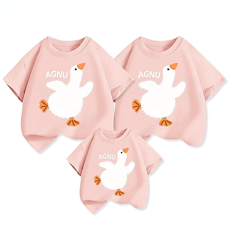 🔥พร้อมส่ง&COD🔥RINA STUDIO🔥ชุดครอบครัวเสื้อยืดฤดูร้อน นุ่มใส่ มีไซซ์ผู้ใหญ่เด็ก เสื้อคู่พ่อแม่ลูก ปี2026#38
