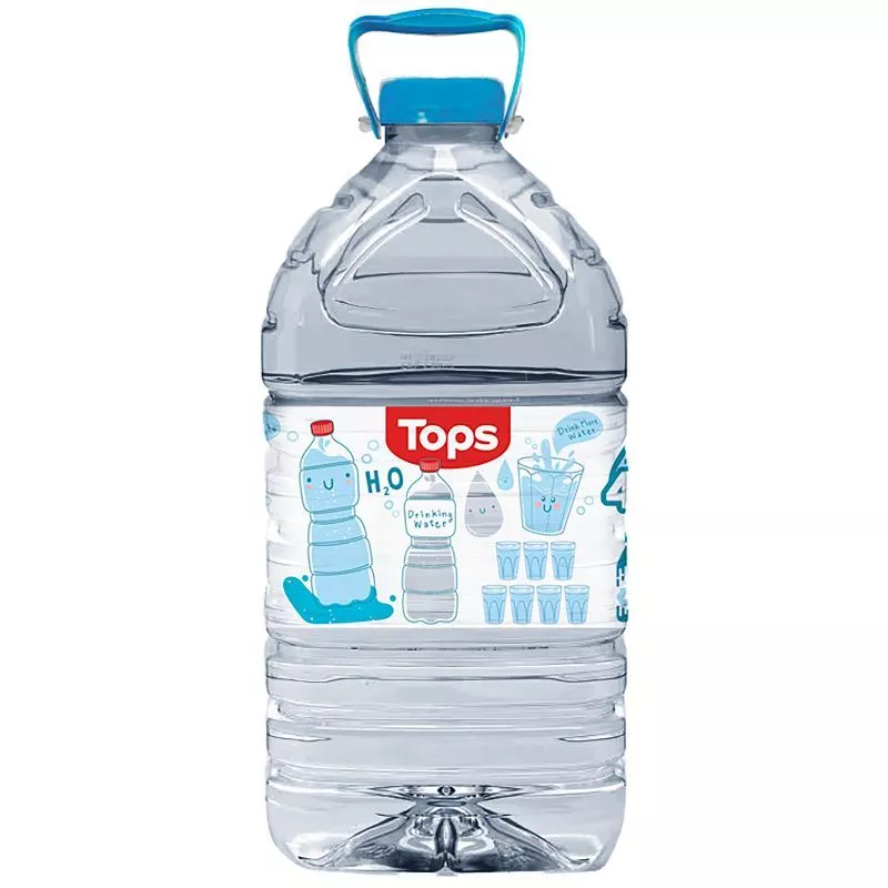 ท็อปส์น้ำดื่ม 6000มล. Tops Drinking Water 6000ml. [หมายเลขบาร์โค้ด 8853474057894 ]