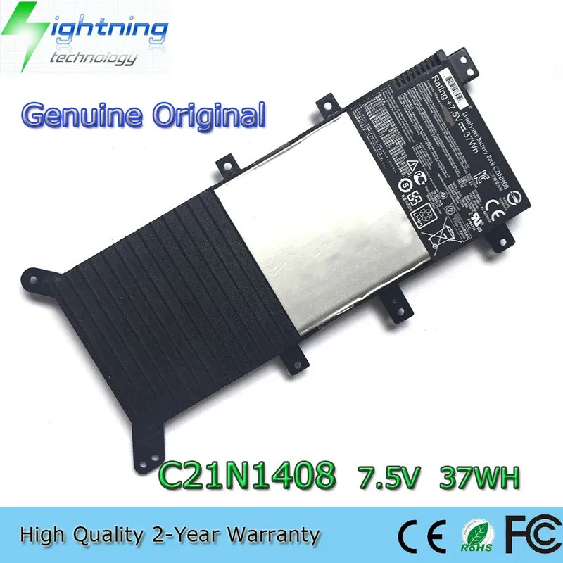 C21N1408 7.6V 37Wh แบตเตอรี่แล็ปท็อปสําหรับ Asus VivoBook 4000 V555L MX555 A555U K555U F555LA-XX657T
