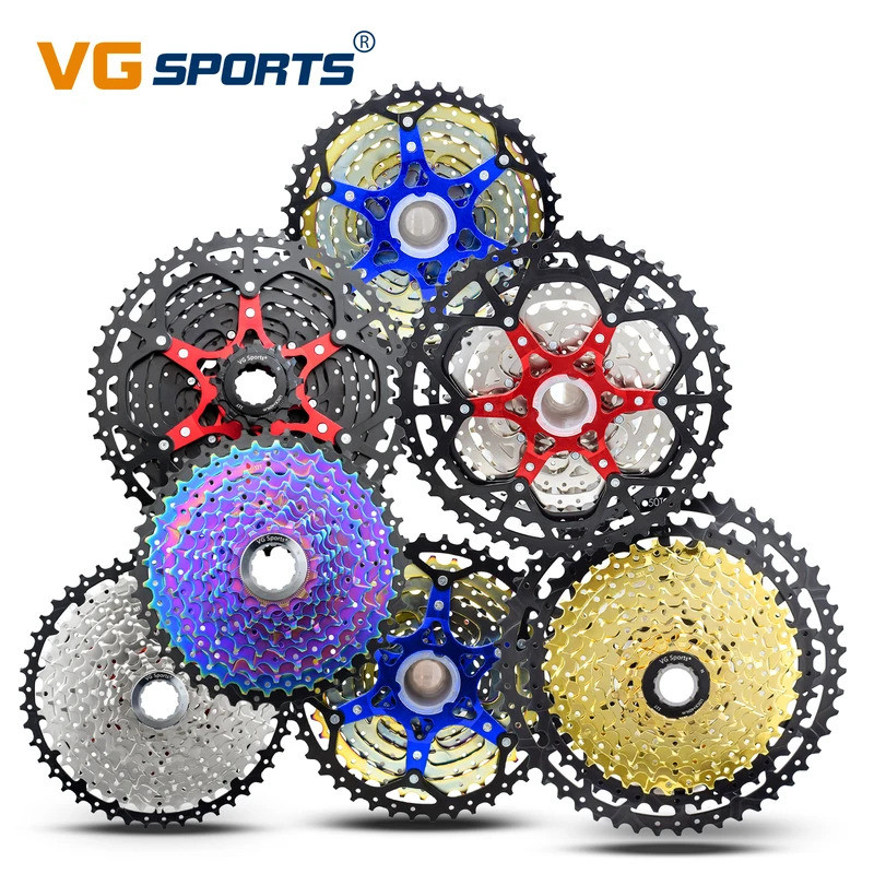VG SPORTS 8 9 10 11 12 ความเร็ว MTB จักรยาน Cassette แยกวงเล็บเฟือง Fit สําหรับ HG Hub 8 V 9 V 10 V 