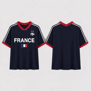 เสื้อบอลแฟชั่น Oversize ผู้หญิง/ผู้ชาย ใส่สบาย ทรงหลวม สไตล์สตรีท ลาย Brazil มี 4 แบบ ไซส์ XS-6XL