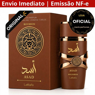 🔥Frete Grátis Lattafa Asad Bourbon 100ml EDP – Perfume Masculino Intenso | Luxo e Longa Duração | Original