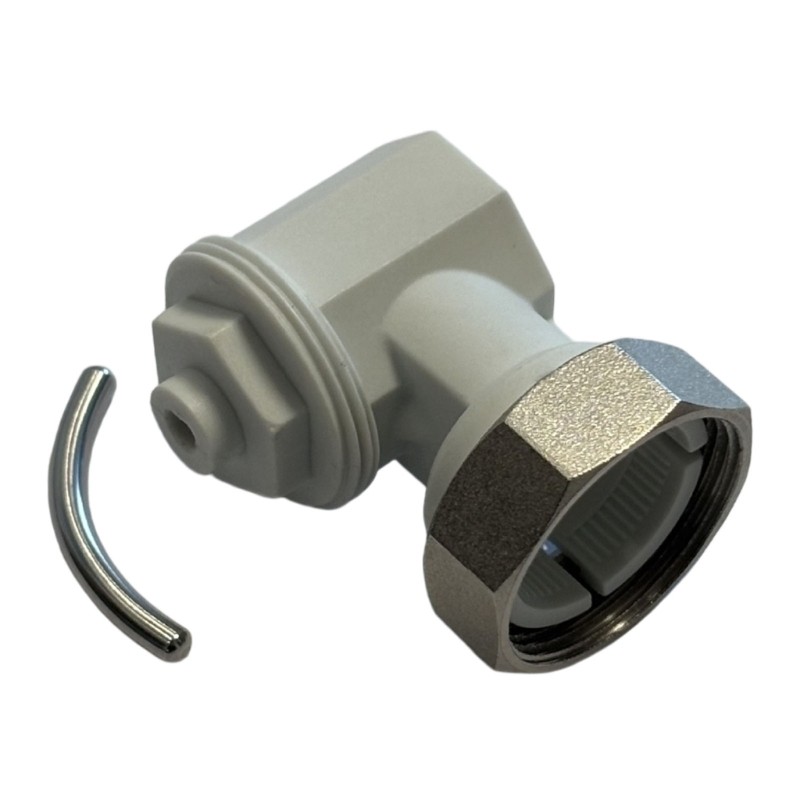 EV หม้อน้ําเทอร์โมอะแดปเตอร์มุม M30X1 5 ด้ายตัวเชื่อมต่อวาล์วโลหะพลาสติก Fitting สําหรับแน่นด้านข้าง
