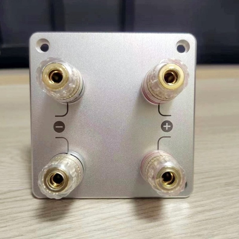 R* Terminal Bit Binding Post Connector Plate สําหรับ DIY ซ่อมลําโพงด้านหลังทํางาน