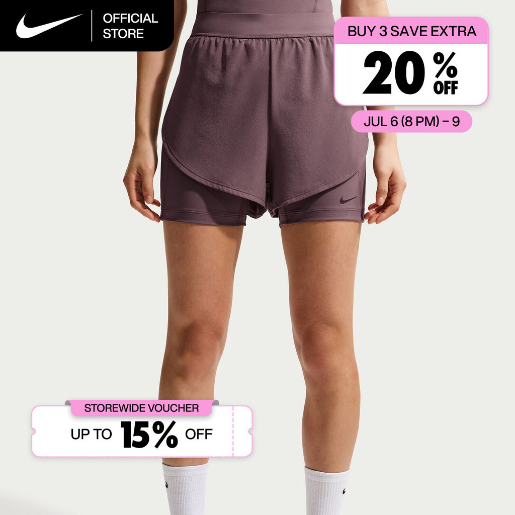 Nike Women's Universa 2-in-1 5" Shorts - Tattoo [HJ2262-502]