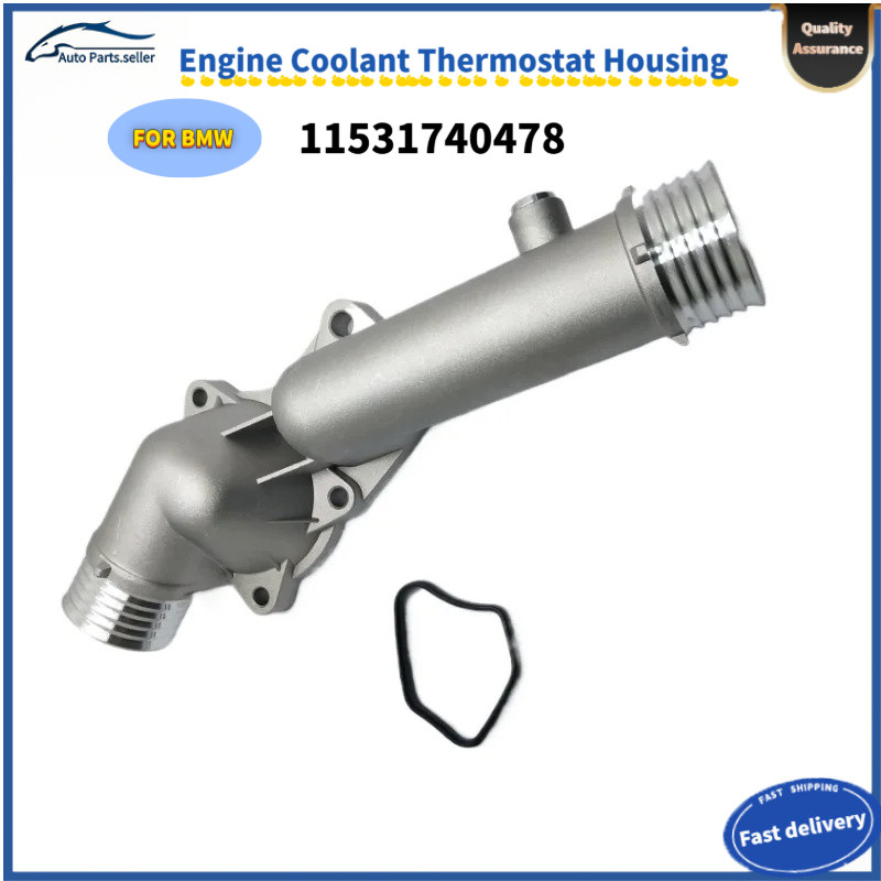 11531740478 เครื่องยนต์ Coolant Thermostat สําหรับ BMW 5 Series M52 E38 E39 520I 523I 528I 1995-2001