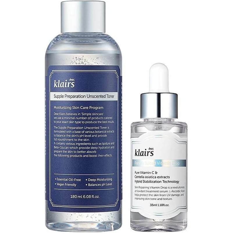DearKlairsBest&BasicSetwithUnduredToner,VitaminDrop,Hydration ZAD2