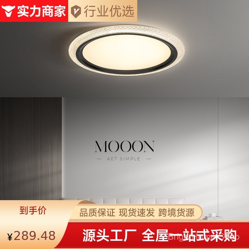 Italian minimalist bedroom ceiling light, modern simple light luxury master bedroom light, full-spec