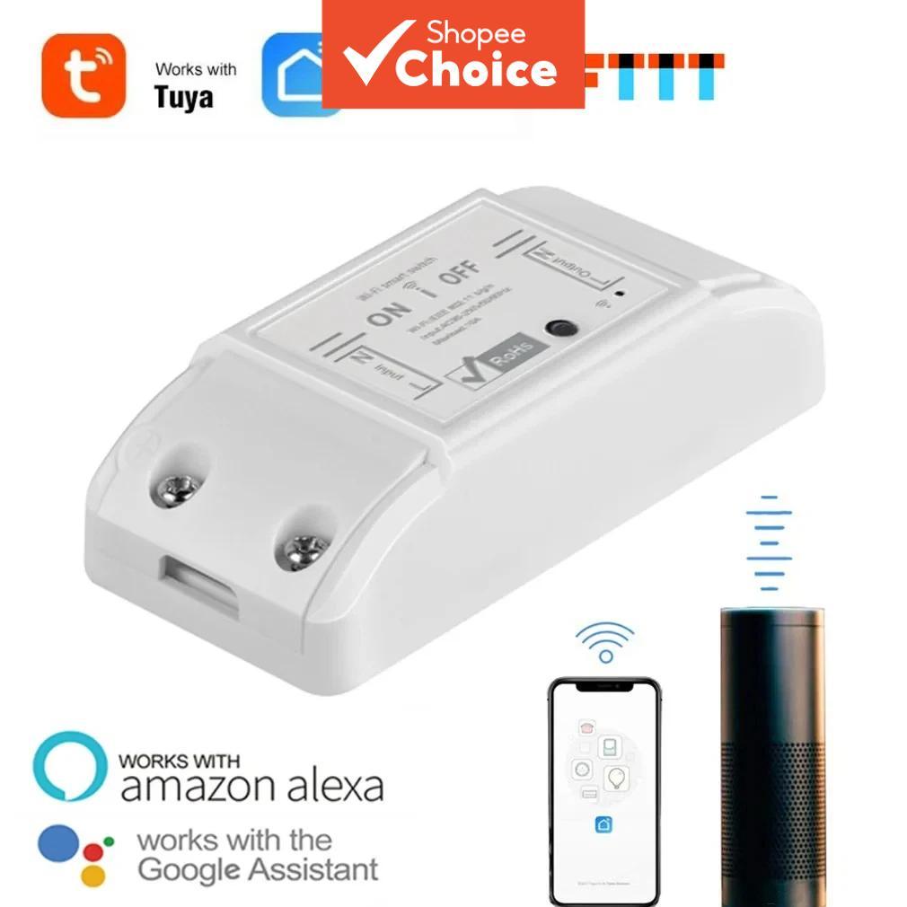สวิตช์อัจฉริยะ Axus Universal Breaker Timer Smart Life APP สวิตช์ไร้สายควบคุมไร้สายทํางานร่วมกับ Alexa สําหรับ Google สวิตช์อัจฉริยะสําหรับสวิตช์ไร้สายแสงสวิตช์สมาร์ท