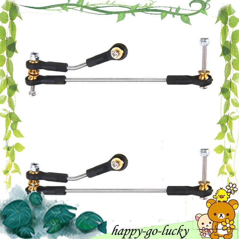 2 ชุดพวงมาลัย Link Servo Link Rod พวงมาลัยสําหรับ C14 C24 C34 B1 B14 B24 B16 B36 1/16 RC รถอะไหล่