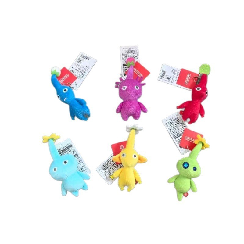 17 ซม.Pimkin ตุ๊กตา Pikmin ตุ๊กตา Plush Charm ของเล่นตุ๊กตาจี้ตุ๊กตา Pikmin Plush Series Nintendo เก